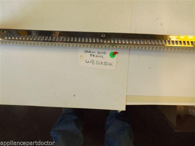 GE Stove WB56K5066 Ov Dr Frame CHROME used GE Stove WB56K5066 Ov Dr Frame CHROME used